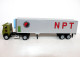 CAMION POIDS LOURD 1/87 NPT NORTHERN PACIFIC TRANSPORT, TRACTEUR + SEMI REMORQUE - AUTOMOBILE MINIATURE (1712.17) - Scale 1:87