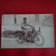 CARTE PHOTO MOTO CAMP DE SISSONNE 1929 - Motos