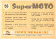 Delcampe - Lot De 5 Autocollants De La Série " Super Moto " - Mondial, Triumph, Gilera, Norton, KTM  - Figurine PANINI - Motos