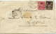 CHINE LETTRE AVEC AFFR. MIXTE SUR LE DEVANT TIMBRES DE CHINE FRANCAISE AVEC OBL SHANGHAI, AU DOS TIMBRES DE CHINE AVEC.. - Lettres & Documents