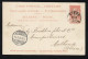 LIEGE DEPART  1 Décembre 1898 Carte Entier-postal 10c Repiqué Houille, Coke, Briquettes - Minéraux