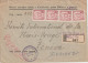 1946 - TCHECOSLOVAQUIE - ENV. De SERVICE RECO De BELOTIN (AJOUT TIMBRES SANS OBLITERATION) => CROIX-ROUGE GENEVE SUISSE - Covers & Documents