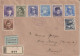 1946 - TCHECOSLOVAQUIE - OBLITERATION PROVISOIRE De NACETIN Sur ENVELOPPE RECOMMANDEE => BRIEY (MEURTHE ET MOSELLE) - Cartas & Documentos