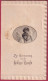 Prägekarte Aufklappbare Von 1920, Zur Erinnerung An Die Heilige Taufe - Otros & Sin Clasificación