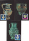 BULGARIE - 6 CARTES MAXIMUM - Yvert N° 3078/83 - OBJETS Du TRESOR De THRACE - 2 Scans - Briefe U. Dokumente