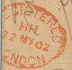 GB 1902 QV 2d Superb Registered Letter W. EVII 2 ½d Ultramarine With Barred Duplex-cancel "St. MARY-CRAY / G09" (LONDON) - Brieven En Documenten