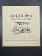 Ancienne Brochure Touristique Gorenjska La Haute Slovénie - Slovenija Jugoslavija - Slovénie Yougoslavie - Reiseprospekte