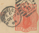 GB 1894, QV 1d Orangered Fine Postcard With Barred Duplex-cancel "STOCKWELL-S.W. / 27 B" (LONDON) LATEST USAGE - Brieven En Documenten