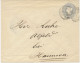 GB 1893 QV 2 1/2 D Grey-blue Superb Postal Stationery Env W Duplex-cancel "STOKE-NEWINGTON-S.O. / N. / 7" INVERTED WMK - Abarten & Kuriositäten