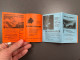 Ancienne Brochure Carte Touristique Kurtkarte 1962 INTERLAKEN Suisse - Reiseprospekte