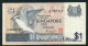 SINGAPORE P9a 1DOLLAR ND (1976)  #F/11 VF   NO P.h. - Singapur