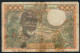 W.A.S. UPPER VOLTA (  BURKINA FASO ) P303Cb 1000 FRANCS 20.3.1961 SIGNATURE 1  GOOD / TEARS - West African States