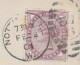 GB 1901, QV 1d Lilac 16 Dots On Superb Postcard To Frankfort With Barred Duplex-cancel "NOTTING-HILL / W. / 37 B" - Briefe U. Dokumente