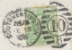 GB 1906 EVII ½d Yellow-green On VF Col. Postcard With Clear Barred Duplex-cancel "SOUTH-KENSINGTON / S.W / 10 / 8" - Lettres & Documents