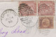 GB 1880 QV ½d Rose Rare Pl.20 (CX) Together With 1d Venetian-red (2 X, CB, DB) W. Barred Duplex-cancel "SURBITON / F36" - Storia Postale