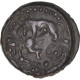 Monnaie, Parisii, Potin Au Loup Mangeur Et à La Rouelle, 90-50 BC, Paris, TTB+ - Gauloises