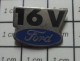 510e Pin's Pins / Beau Et Rare / THEME : AUTOMOBILES / FORD 16V VVVVVVVVVVVVVVVV !!! Impressionnant - Ford