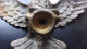 ANCIEN AIGLE BRONZE MASCOTTE BOUCHON RADIATEUR 25 CM 800 GRAMMES EAGLE - Autres & Non Classés
