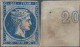 Greece-Grèce-Greek,1861 -1874 Large Hermes Head - Control Number On Back,20L Deep Blue,Unused,Mint,Value:€800,00 - Unused Stamps