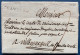 Lettre 1790 Double Marque FLAVIGNY 29 Mm En Noir + 29 Mm à Sec En PD Pour VILLERSEXEL RRR Signé CHEVALIER - ....-1700: Précurseurs