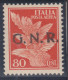 ITALY - 1944 R.S.I. - N.A120 Emiss. VERONA I° Tipo  - Cv 200 Euro - CERTIFICATO BIONDI  Gomma Integra - MNH** - Luftpost