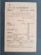 Typo 152A (Gent 1927 Gand) Tariffcarte 'Coton  & Flocons' - Typo Precancels 1922-26 (Albert I)