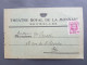 Typo Obp/cob 273 (Bruxelles 1929 Brussel) Op Kaartje Munttheater / Théatre Royal De La Monnaie - Feb 1929 - Typo Precancels 1936-51 (Small Seal Of The State)