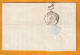 Delcampe - 1842 - Lettre Pliée Avec Correspondance De BESANCON, Grand Cachet  Vers STRASBOURG - Cad D'arrivée - Taxe 5 - 1801-1848: Precursori XIX