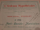 L'Ardenne Hypothécaire - Société Coopérative De Prêts Fonciers - Stavelot - Petit-Halleux Le 1er Septembre 1923. - Banco & Caja De Ahorros