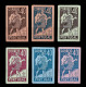 PORTUGAL STAMP - 1937 4º Cent. Death Of Gil Vicente - Md#577 IMPERF. - PROVA - PROOF - 6 DIF. COLOURS (LESP#35) - Proeven & Herdrukken