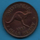 AUSTRALIA 1/2 PENNY 1948 Melbourne Mint  KM# 41 George VI ANIMAL Kangaroo - ½ Penny