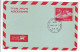 ISRAEL     Aerogramme  220 Pr.  Postmark 1955 - Posta Aerea