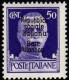 1943Italia, 50 Cent. Base Atlantica (*) Firmato Savarese Oliva - Lokale/autonome Uitgaven