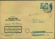 1953/1959, 6 Bessere Belege. Alte Auszeichnung 50,- Euro - Other & Unclassified