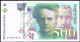 FRANCE * 500 Francs * Pierre Et Marie Curie * Date 1994 * F.76.1 * État/Grade SPL/AU * - 500 F 1994-2000 ''Pierre En Marie Curie''