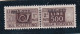 1949 Italia Italy Trieste A PACCHI POSTALI 500 Lire Bruno (25) MNH** Soprastampa Alta, Firma Perito, PARCEL POST - Colis Postaux/concession