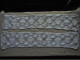 Vintage - 2 Bandes Rectangles En Broderie Ajourée Fil De Coton Blanc - Laces & Cloth