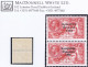 Ireland 1927 Composite Dates Saorstat 3-line Ovpt 5s "Wide & Narrow" Vertical Pair Fresh Mint Unmounted - Ungebraucht