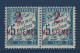 France Colonies Port Said Taxe N°5g** Paire Neuve Variété Sans Accent Sur Millième à Normal LUXE !! RR - Unused Stamps