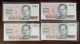 Thailand Banknote 1000 Baht Series 14 P#92 Completed Set Of 8 Different Signatures - Thailand