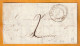 1839 - Lettre Pliée Avec Correspondance De Libourne, Grand Cachet Vers Bordeaux, Petit Cachet En Arrivée - 1801-1848: Precursors XIX