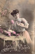 Pâques - Femme Et Les Oeufs Fraichement Emballés - Cartes Postales Anciennes - Easter