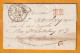 1835  - Lettre Pliée Avec Corresp. De 2 P En PP Port Payé De Castelnaudary, Aude, Grand Cachet Vers Toulouse, Gd Cachet - 1801-1848: Vorläufer XIX