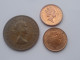 Vintage !  Lot 1966/1996/2009 DEI Gratia Regina F.D. Queen Elizabeth II One Penny Coin (#152) - Collezioni