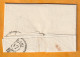 1833 - Lettre Pliée Avec Corresp. De BEAUMONT LE ROGER, Eure, Grand Cachet, Vers Paris, Dateur - 1801-1848: Precursori XIX