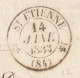 1833 - Lettre Pliée Avec Corresp. De SAINT ETIENNE Grand Cachet Fleurons Simples Vers GRAY, Haute Saône - 1801-1848: Vorläufer XIX