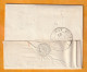 1833 - Lettre Pliée Avec Corresp. De SAINT ETIENNE Grand Cachet Fleurons Simples Vers GRAY, Haute Saône - 1801-1848: Vorläufer XIX