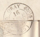 Delcampe - 1833 - Lettre Pliée Avec Corresp. De SAINT ETIENNE Grand Cachet Fleurons Simples Vers GRAY, Haute Saône - 1801-1848: Precursori XIX