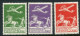 DENMARK 1925 Airmail Set Of 3 LHM/ * .  Michel 143-45 - Nuevos