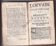 Leuven: Tres Ancienne Ville Du Brabant: N. De Parival - 1667!! (W209) - Tot De 18de Eeuw